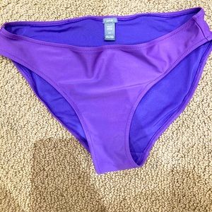 Aerie purple bikini bottom, size M